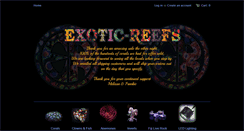 Desktop Screenshot of exotic-reefs.com